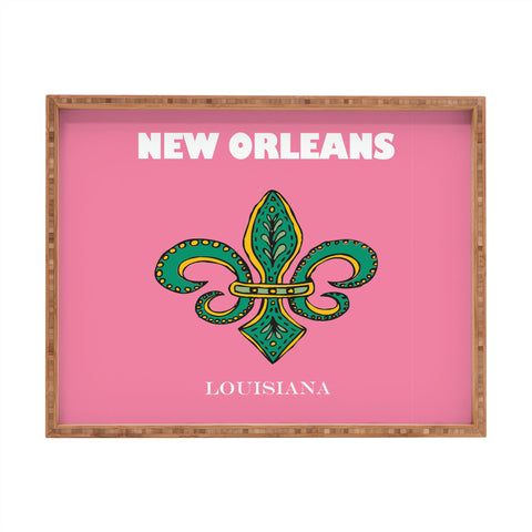 RawPosters Travel Cities New Orleans Rectangular Tray