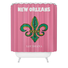 RawPosters Travel Cities New Orleans Shower Curtain