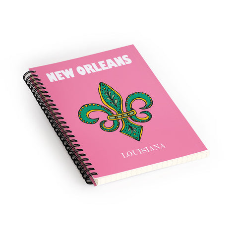 RawPosters Travel Cities New Orleans Spiral Notebook