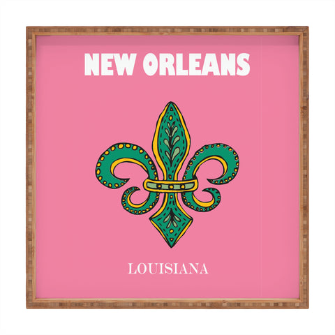 RawPosters Travel Cities New Orleans Square Tray