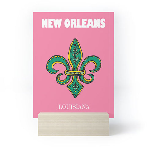 RawPosters Travel Cities New Orleans Mini Art Print