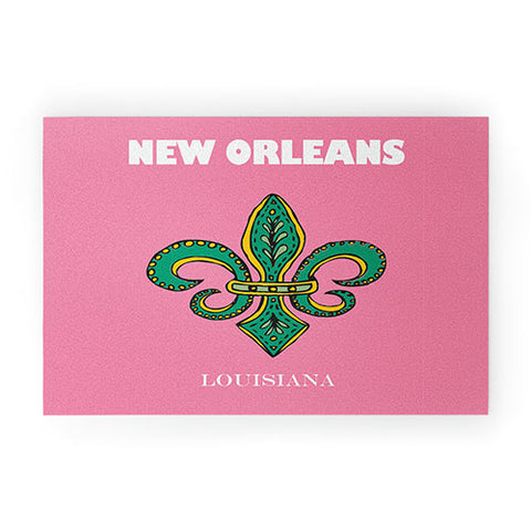 RawPosters Travel Cities New Orleans Welcome Mat