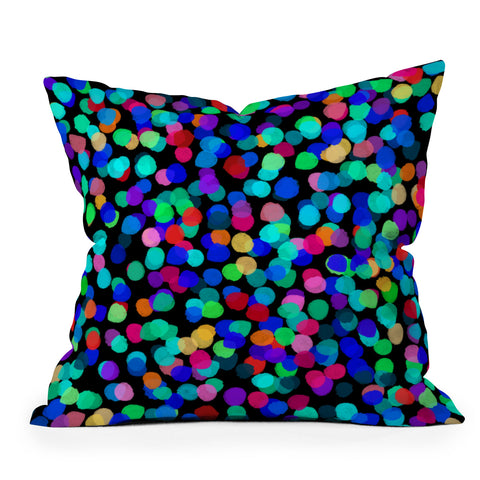 Rebecca Allen A Celebration 2 Outdoor Throw Pillow