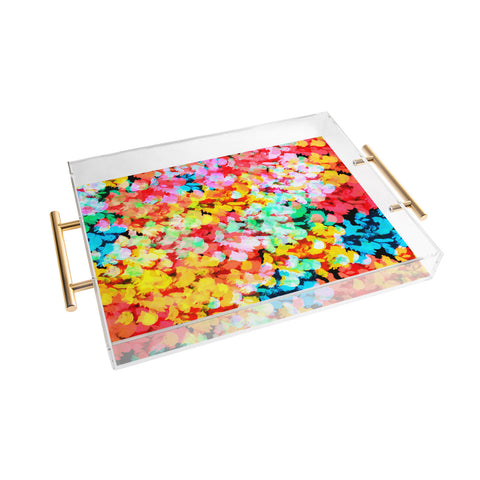 Rebecca Allen A Watered Garden Acrylic Tray