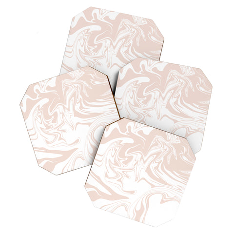 Rebecca Allen All Marbled Coaster Set