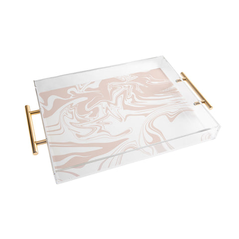 Rebecca Allen All Marbled Acrylic Tray