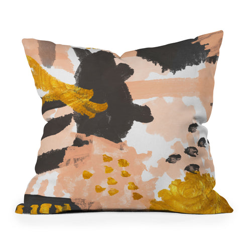 Rebecca Allen Breakfast With Grace Kelly Outdoor Throw Pillow