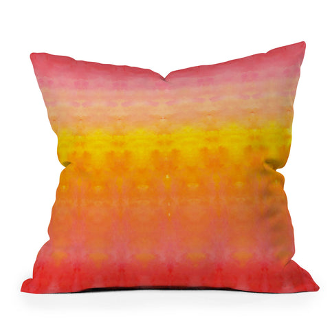 Rebecca Allen Brightly Boldly Brilliantly Outdoor Throw Pillow