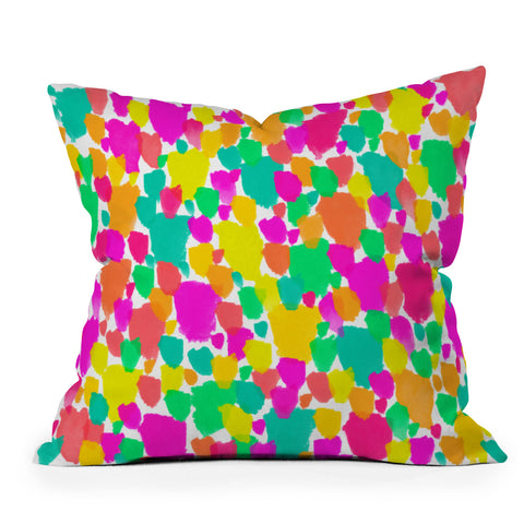 Rebecca Allen Color Field Outdoor Throw Pillow