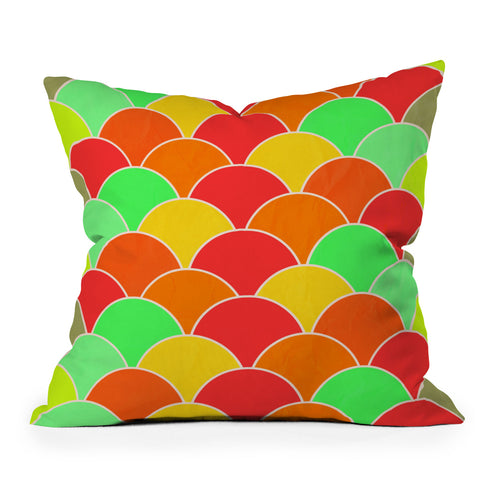 Rebecca Allen Color Sea Outdoor Throw Pillow