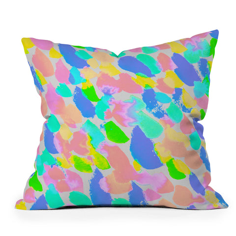 Rebecca Allen FLOURISH II Outdoor Throw Pillow