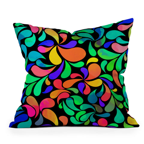 Rebecca Allen In Rio Outdoor Throw Pillow