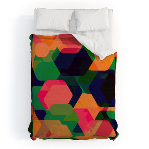 Rebecca Allen In The Land Of A Thousand Suns Duvet Cover