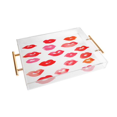 Rebecca Allen Le Baiser Acrylic Tray