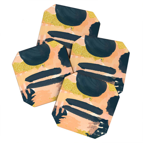 Rebecca Allen Lunch With Audrey Hepburn Coaster Set