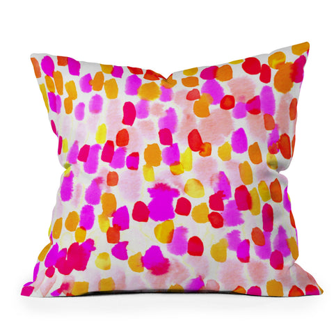 Rebecca Allen On Paper Outdoor Throw Pillow