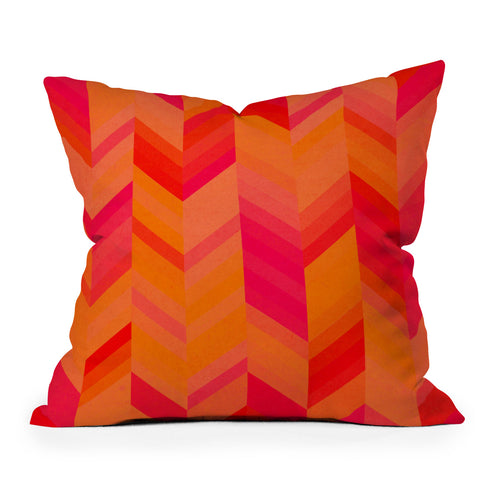 Rebecca Allen Orange Quest Outdoor Throw Pillow