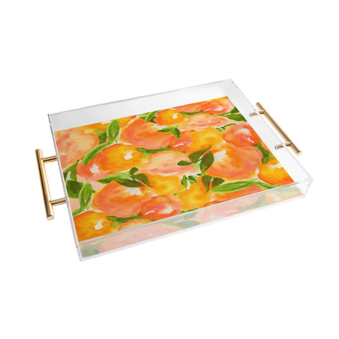 Rebecca Allen Our Summer Garden Acrylic Tray