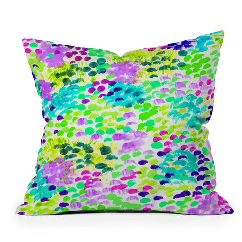 Rebecca Allen Overgrown Outdoor Throw Pillow