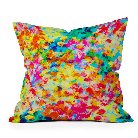 Rebecca Allen Paradise Hawaiian Style Outdoor Throw Pillow