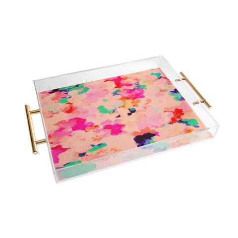 Rebecca Allen Petals And Promises Acrylic Tray