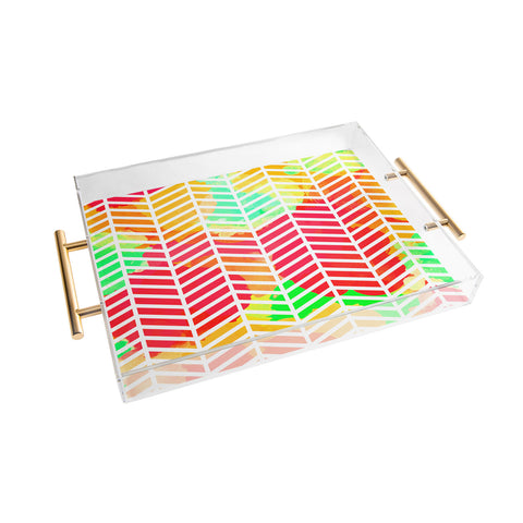 Rebecca Allen Pink Bliss Acrylic Tray