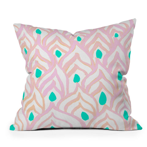 Rebecca Allen Princess Peacock Outdoor Throw Pillow