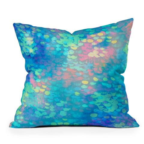 Rebecca Allen Rainmaker Outdoor Throw Pillow