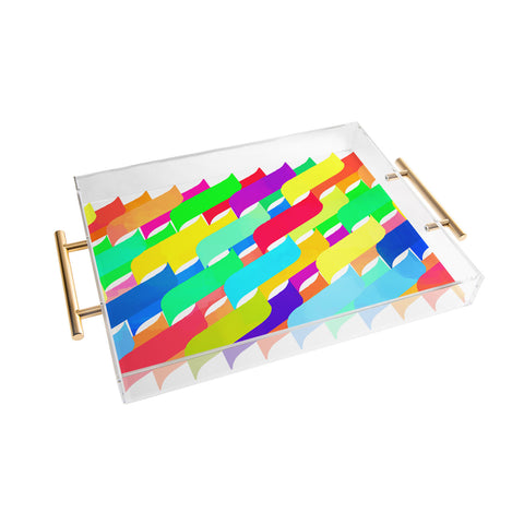 Rebecca Allen Riveting Acrylic Tray