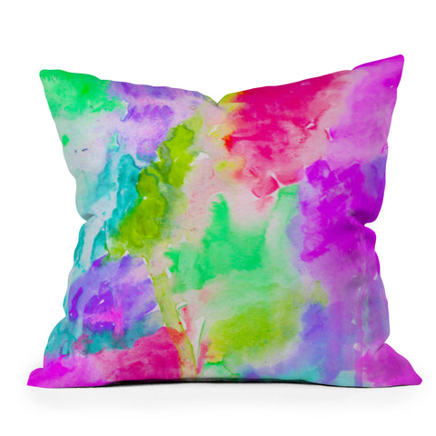 Rebecca Allen Safe And Sound Outdoor Throw Pillow