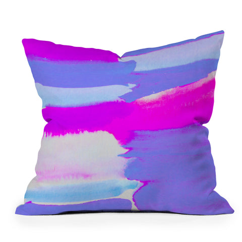 Rebecca Allen Shades and Shades Outdoor Throw Pillow