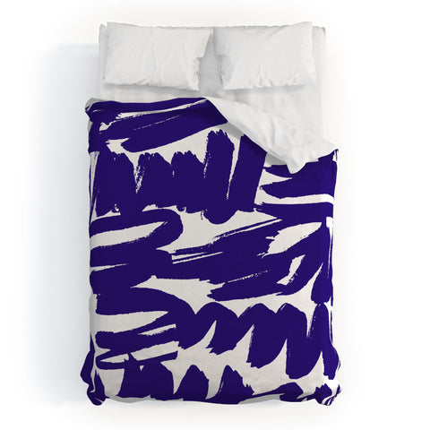 Rebecca Allen Some Blue Duvet Cover