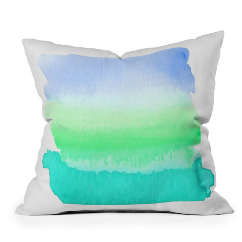 Rebecca Allen Somewhere Beyond The Sea Outdoor Throw Pillow