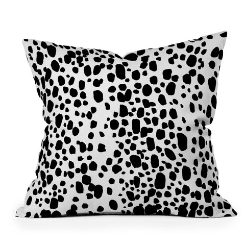 Rebecca Allen Spotted From Across the Room Outdoor Throw Pillow