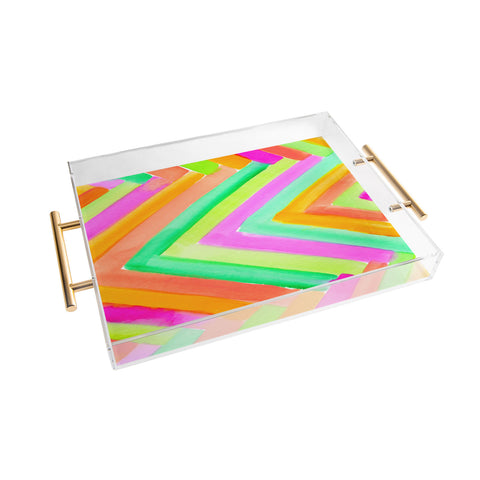 Rebecca Allen Summer Stays Acrylic Tray