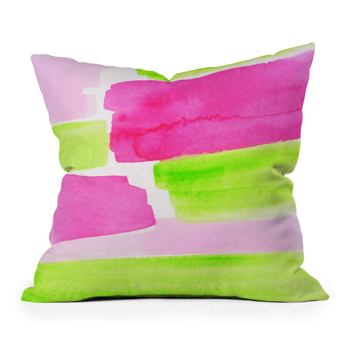 Rebecca Allen The Garden Party Outdoor Throw Pillow