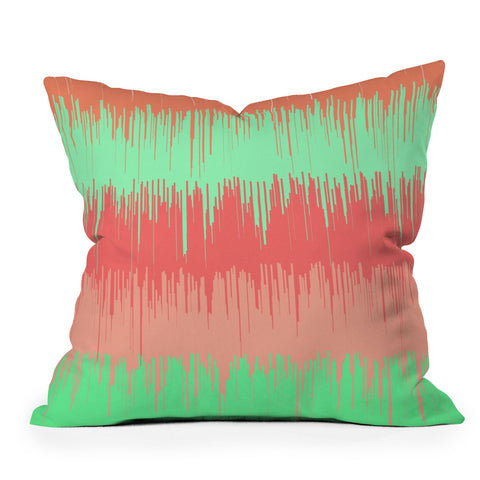 Rebecca Allen The Melting Point Outdoor Throw Pillow