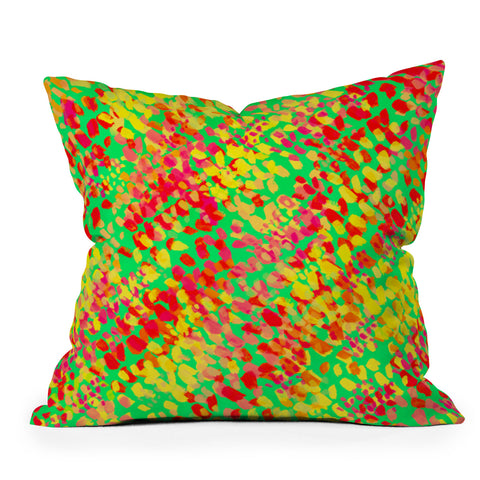 Rebecca Allen When Spring Lands Outdoor Throw Pillow