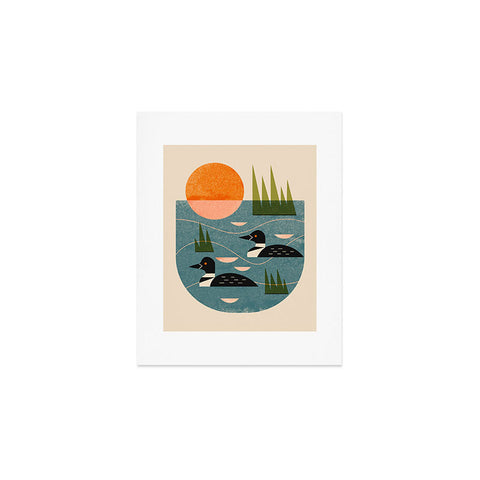 Renea L Thull Loon Lake Art Print
