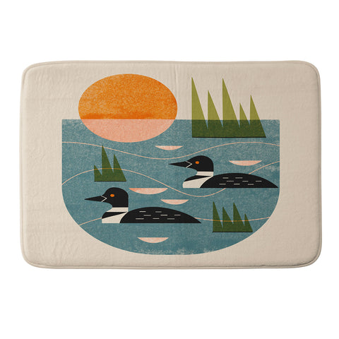 Renea L Thull Loon Lake Memory Foam Bath Mat
