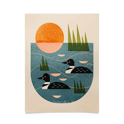 Renea L Thull Loon Lake Poster
