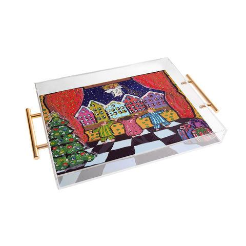 Renie Britenbucher Christmas Angel Acrylic Tray
