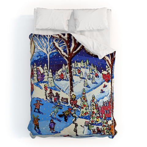 Renie Britenbucher Christmas Time Is Here Duvet Cover
