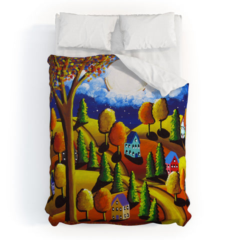 Renie Britenbucher Fall Night 1 Duvet Cover
