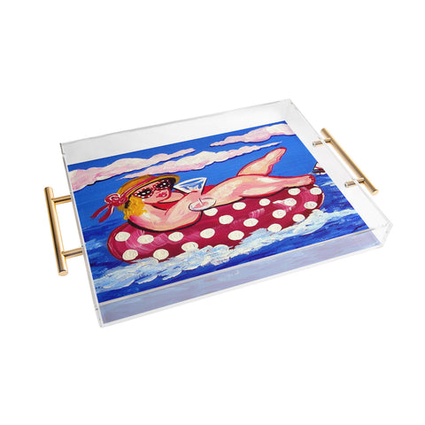 Renie Britenbucher Floating Martini Diva Acrylic Tray
