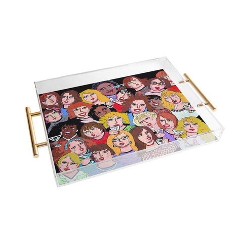Renie Britenbucher Girls Night Out Happy Hour Acrylic Tray