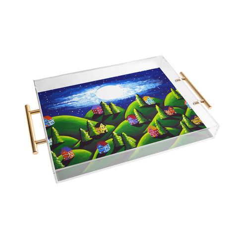 Renie Britenbucher Green Peace on Earth Acrylic Tray