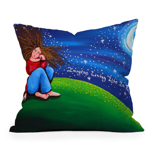 Renie Britenbucher Imagine Outdoor Throw Pillow