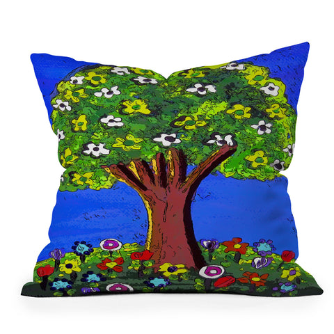 Renie Britenbucher Immaculate Tree Outdoor Throw Pillow