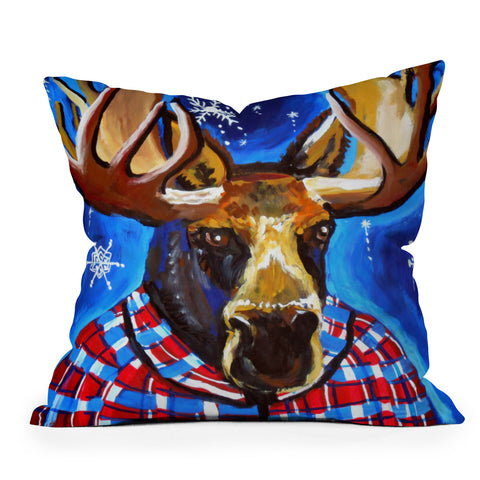 Renie Britenbucher Mahatma Outdoor Throw Pillow